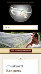 Mobile Screenshot of courtyardbanquets.com